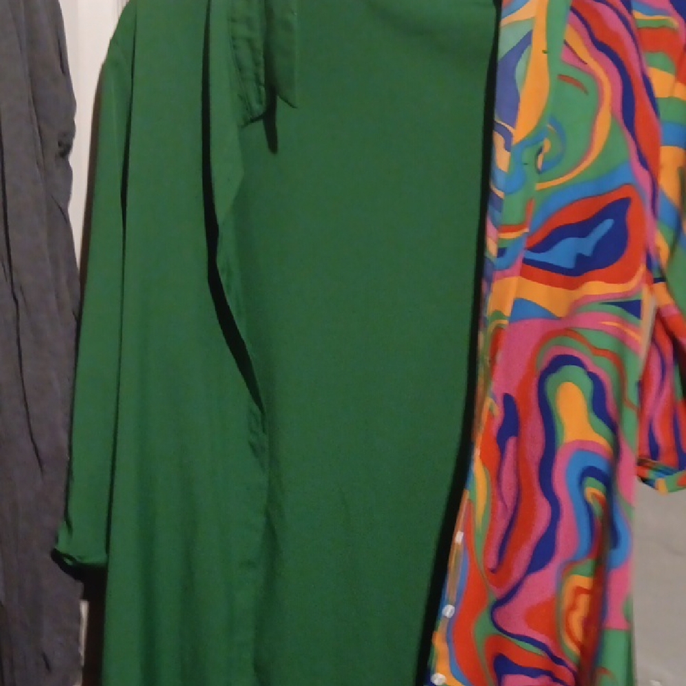 Colorful Abstract Patterned Dress